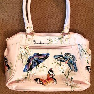 Authentic ANUSCHKA Handbag, Hand Painted From India-MSRP$265.00 (NEW)